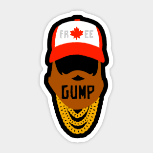 Free Gump. Sticker